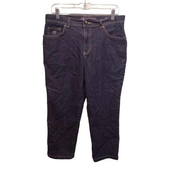 Gloria Vanderbilt Amanda Jeans Womens Size 12 Short Classic Relaxed Fit Stretch - Picture 1 of 16